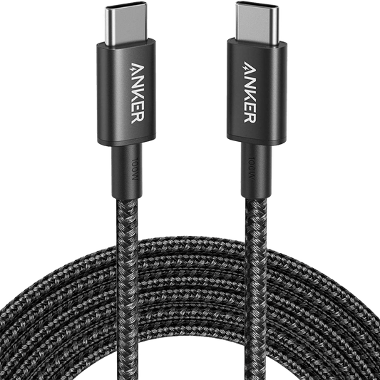 New Nylon USB-C to USB-C 100W Cable (10 ft)
