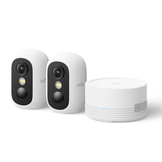 eufyCam C35 2-Cam Kit with HBmini (White)