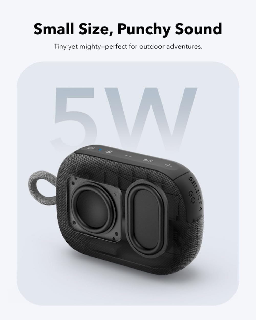 Select 4 Go Ultra Portable Bluetooth Speaker