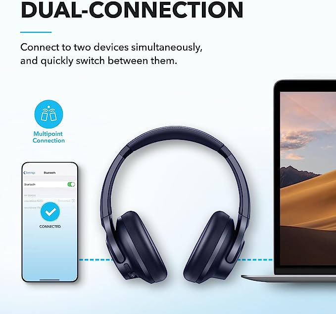 Q20i | Hybrid Active Noise Cancelling Headphones
