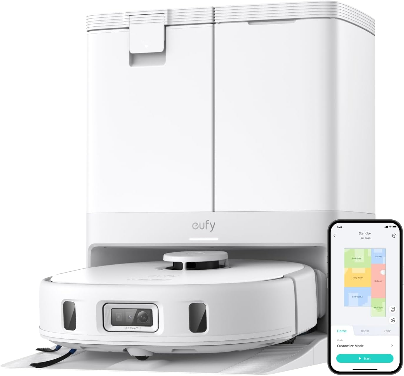 eufy X10 Pro Omni Robot Vacuum Cleaner White