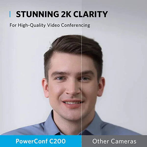 PowerConf C200 Webcam + soundcore Work