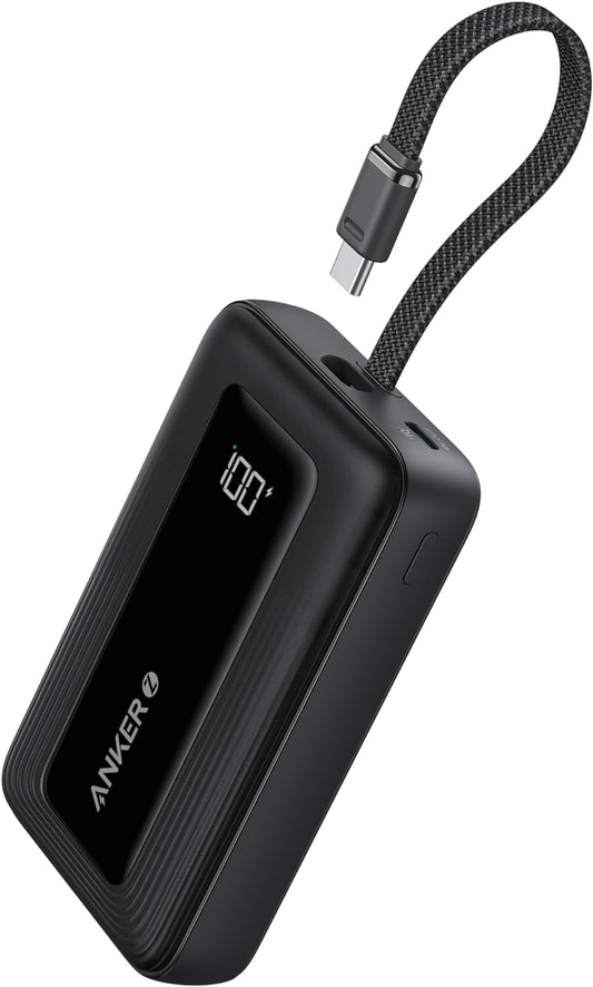 Anker Power Bank 20000mAh 30W Built-In USB-C Cable