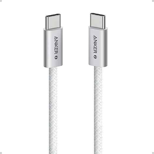 Anker with USB-IF certified cable for 8-core wire and safety.