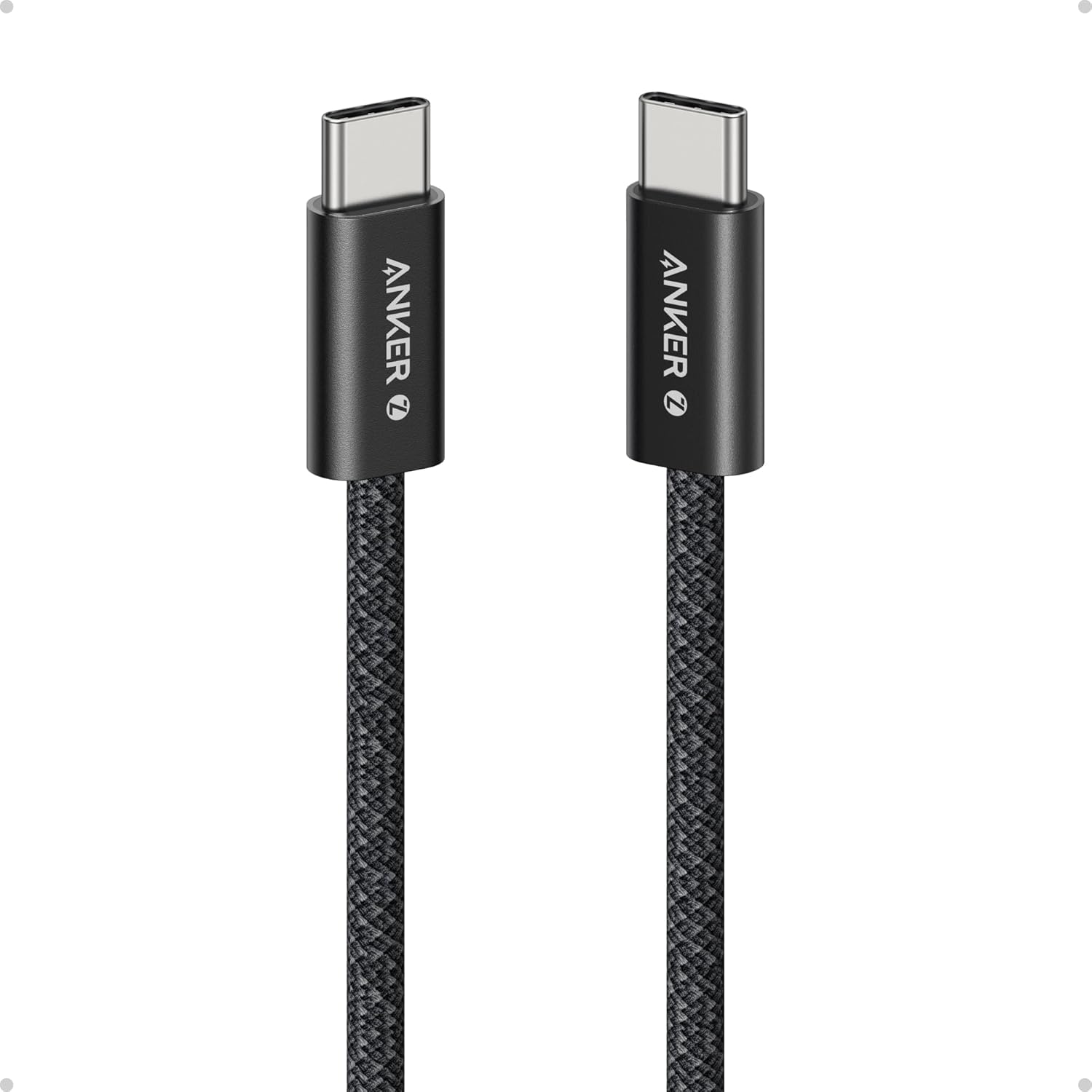 Anker USB-C cable with braided design for fast charging