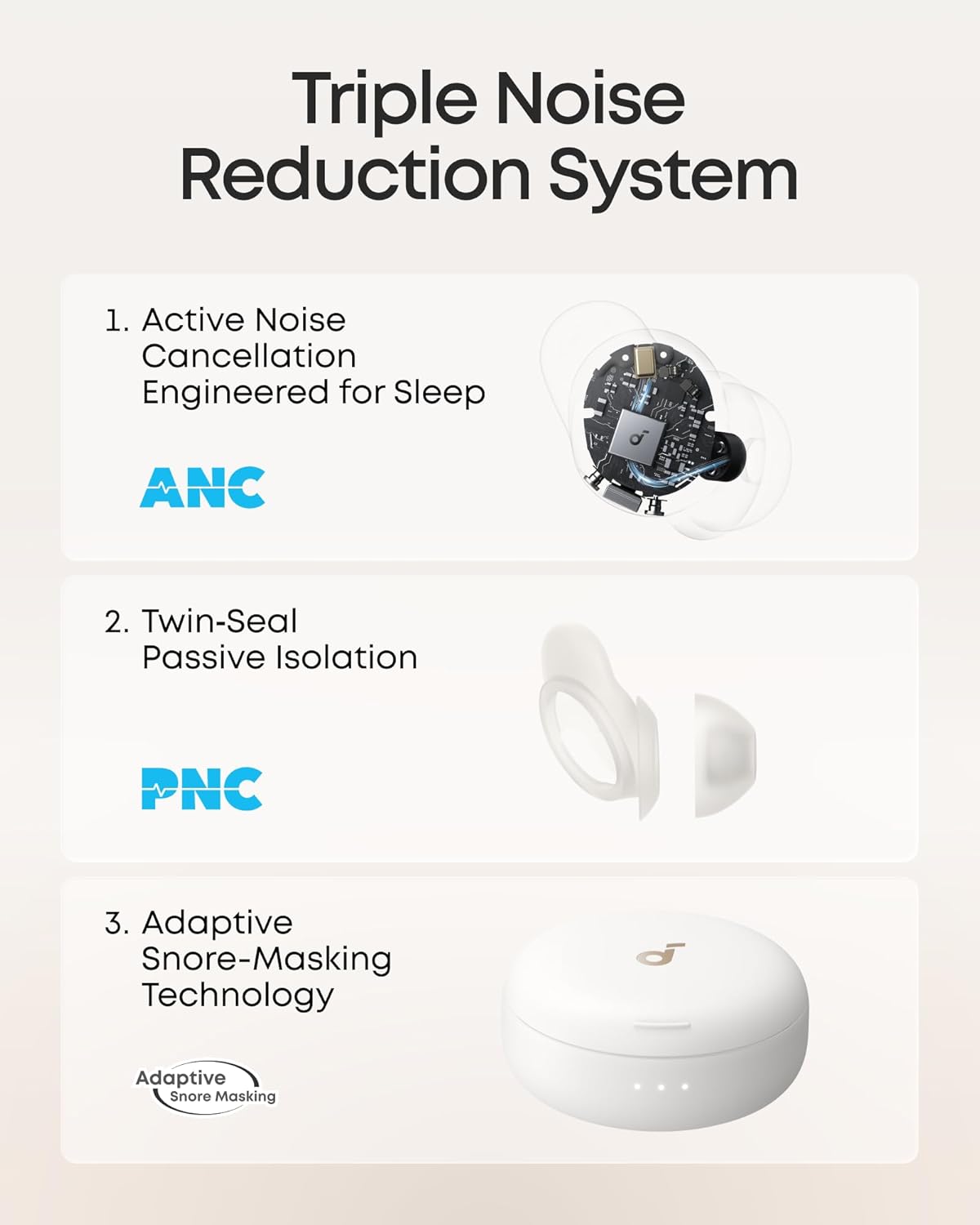 Anker Nano Power Bank 5000mAh Slim Magnetic Wireless + soundcore Sleep A30 The World's First Smart ANC Sleep Earbuds