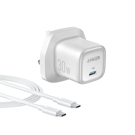Anker Wall Charger 30W USB-C Compact and Foldable Charger