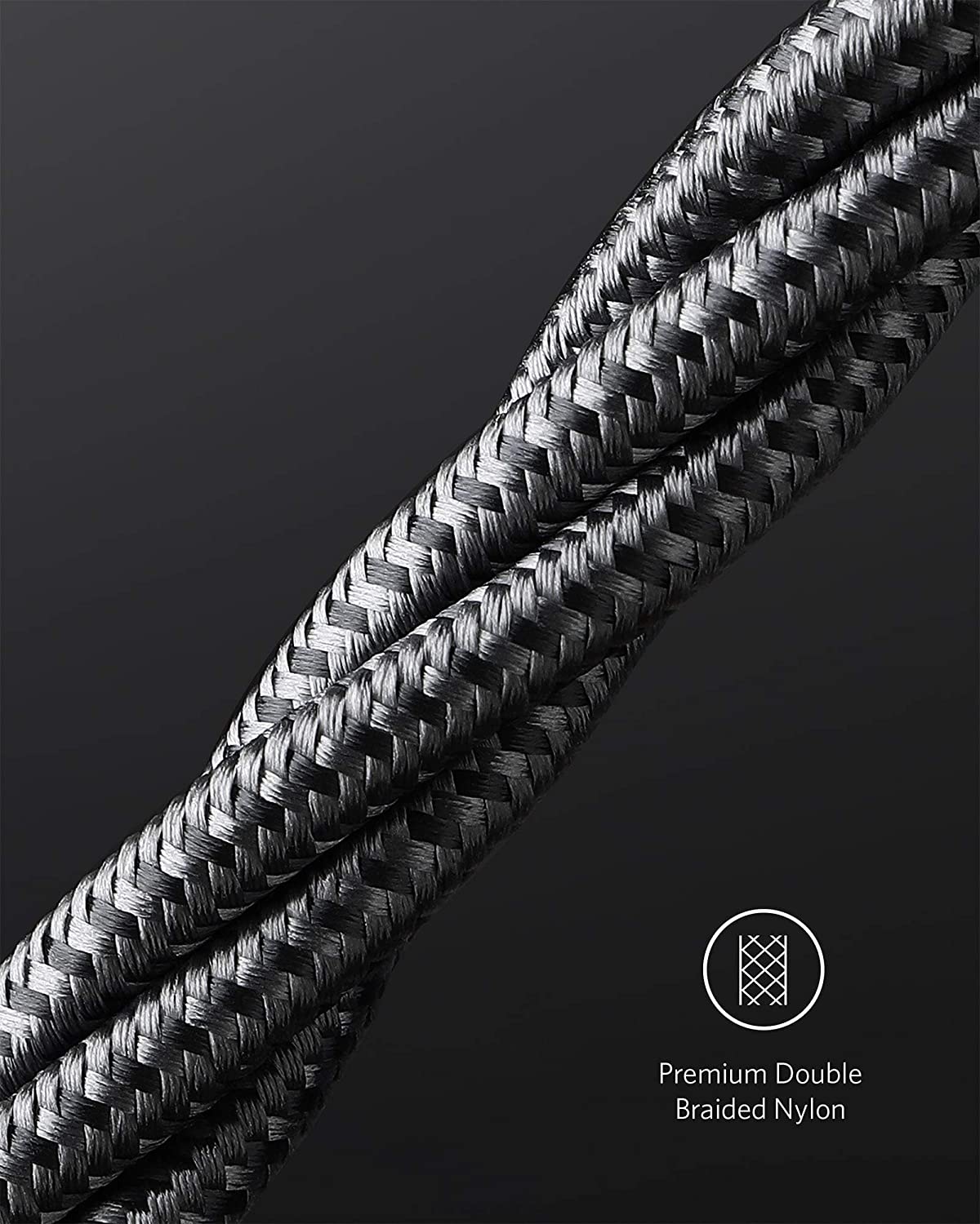 New Nylon USB-C to USB-C 100W Cable (10 ft)
