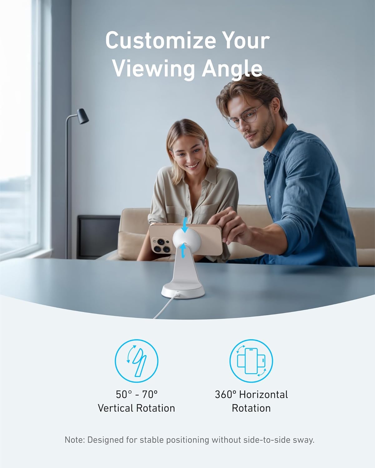 Anker MagSafe Compatible 2-in-1 Charging Stand