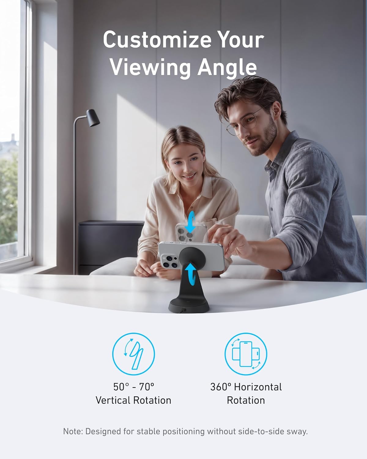 Anker MagSafe Compatible 2-in-1 Charging Stand