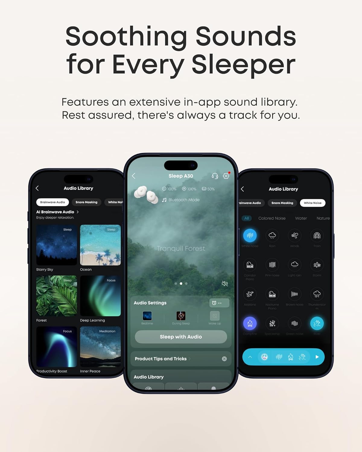 Anker Nano Power Bank 5000mAh Slim Magnetic Wireless + soundcore Sleep A30 The World's First Smart ANC Sleep Earbuds