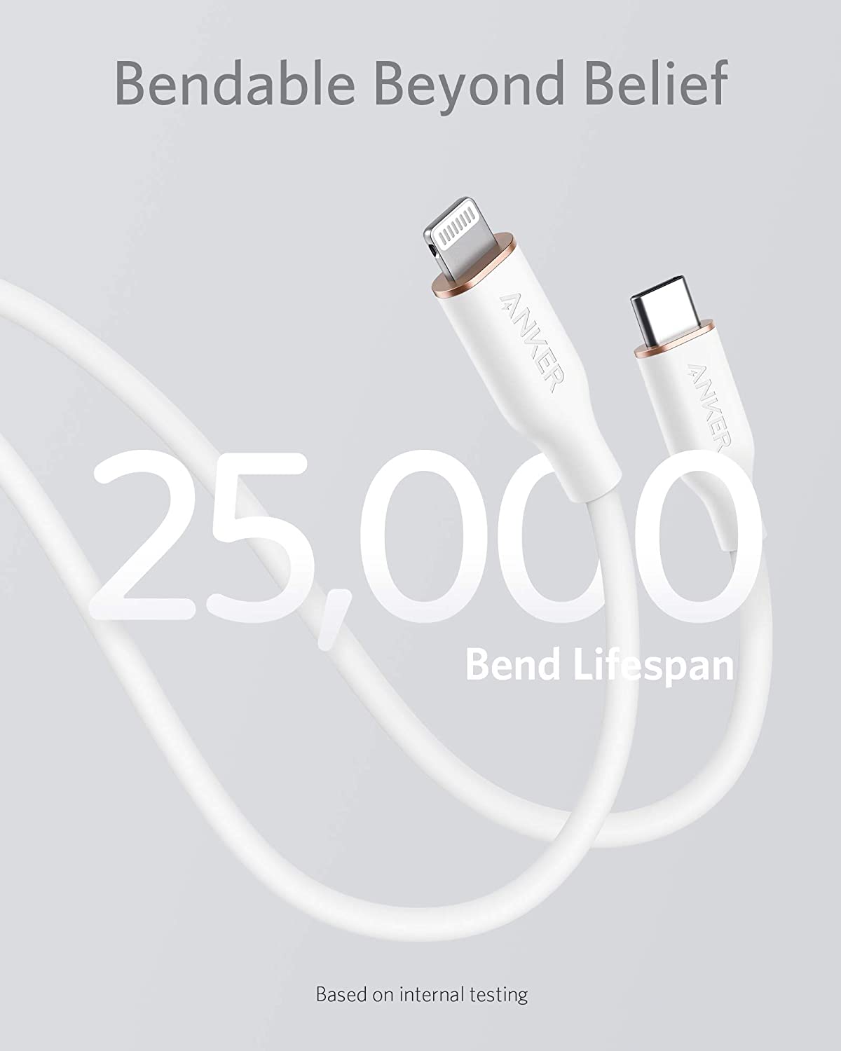 Anker USB-C to Lightning Cable PowerLine III 0.9m
