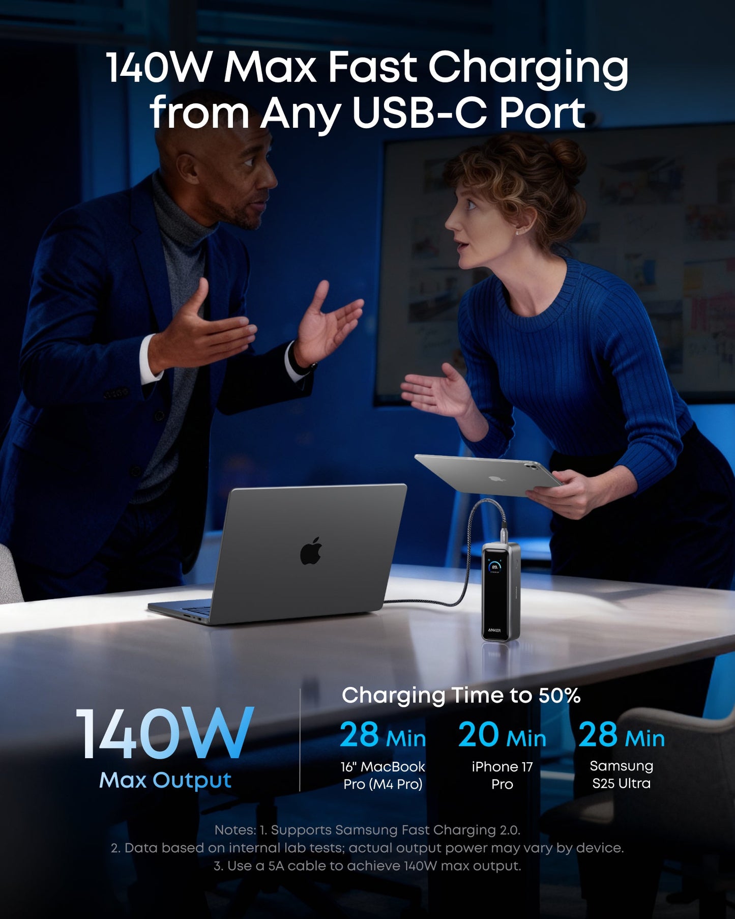 Anker Prime Power Bank 20,100mAh 220W