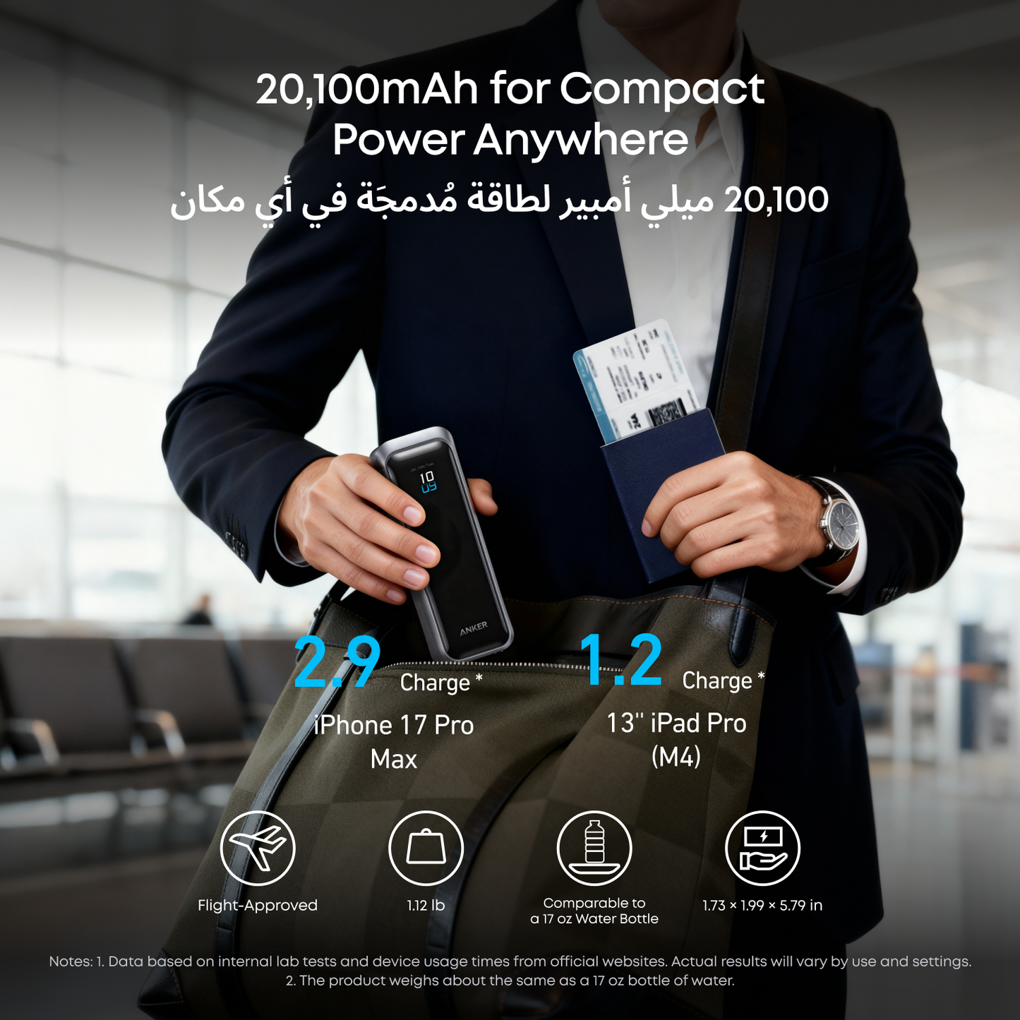 Anker Prime Power Bank 20,100mAh 220W