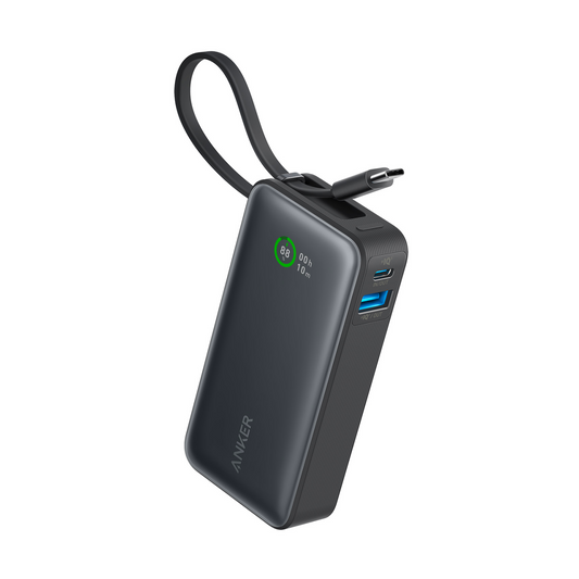 Anker Nano Power Bank 10000mAh 30W Built-In USB-C Cable