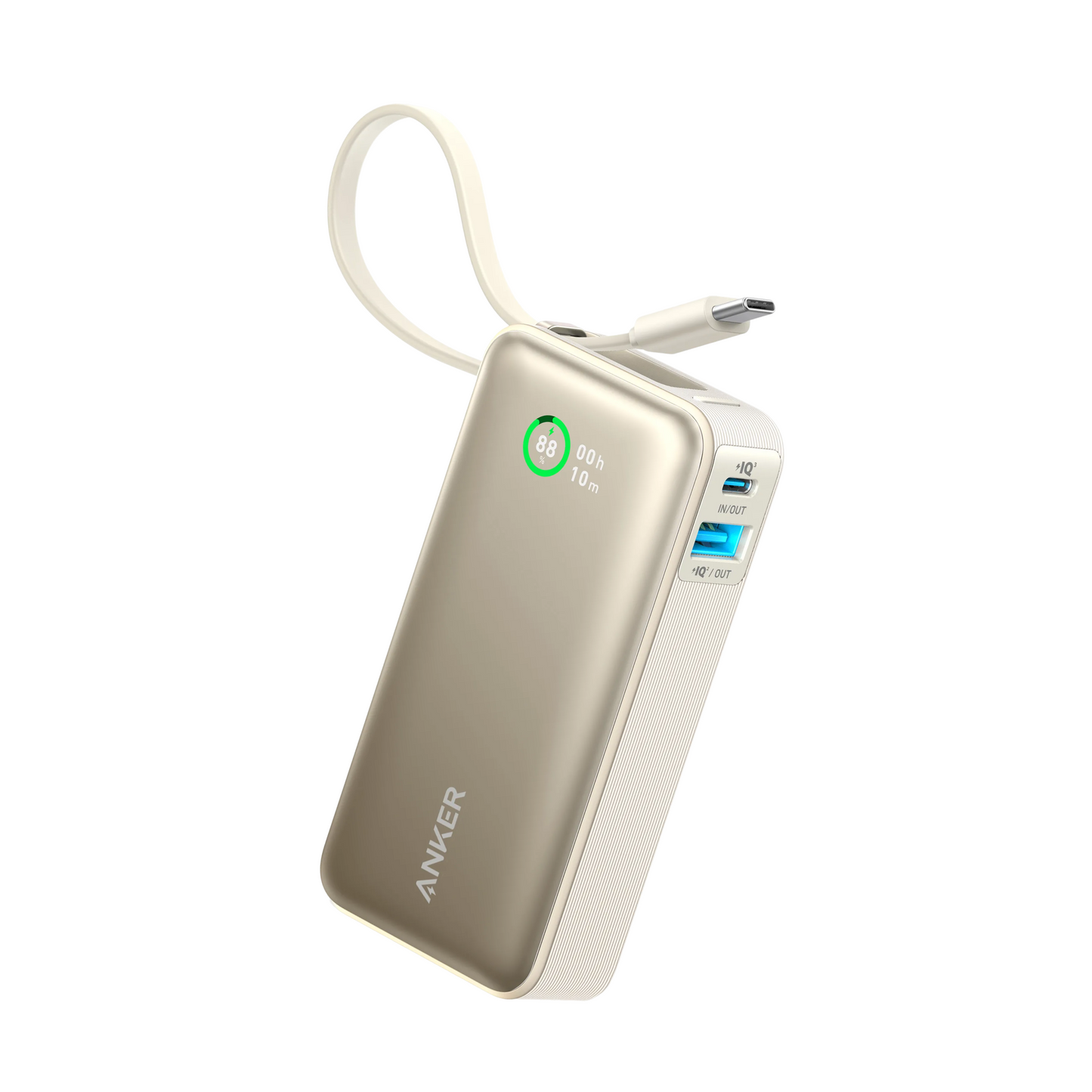 Anker Nano Power Bank 10000mAh 30W Built-In USB-C Cable