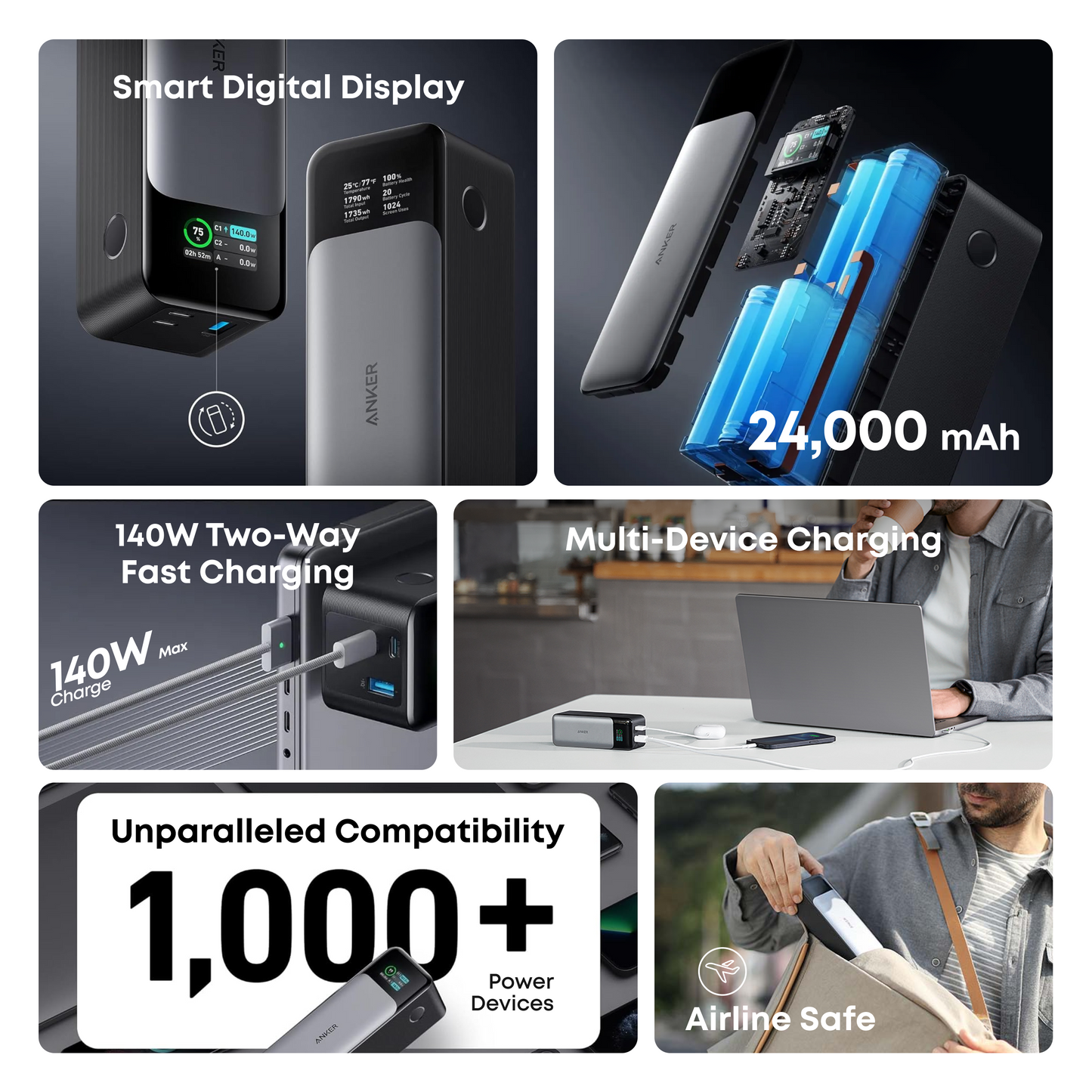 Anker 737 Power Bank (PowerCore 24K)
