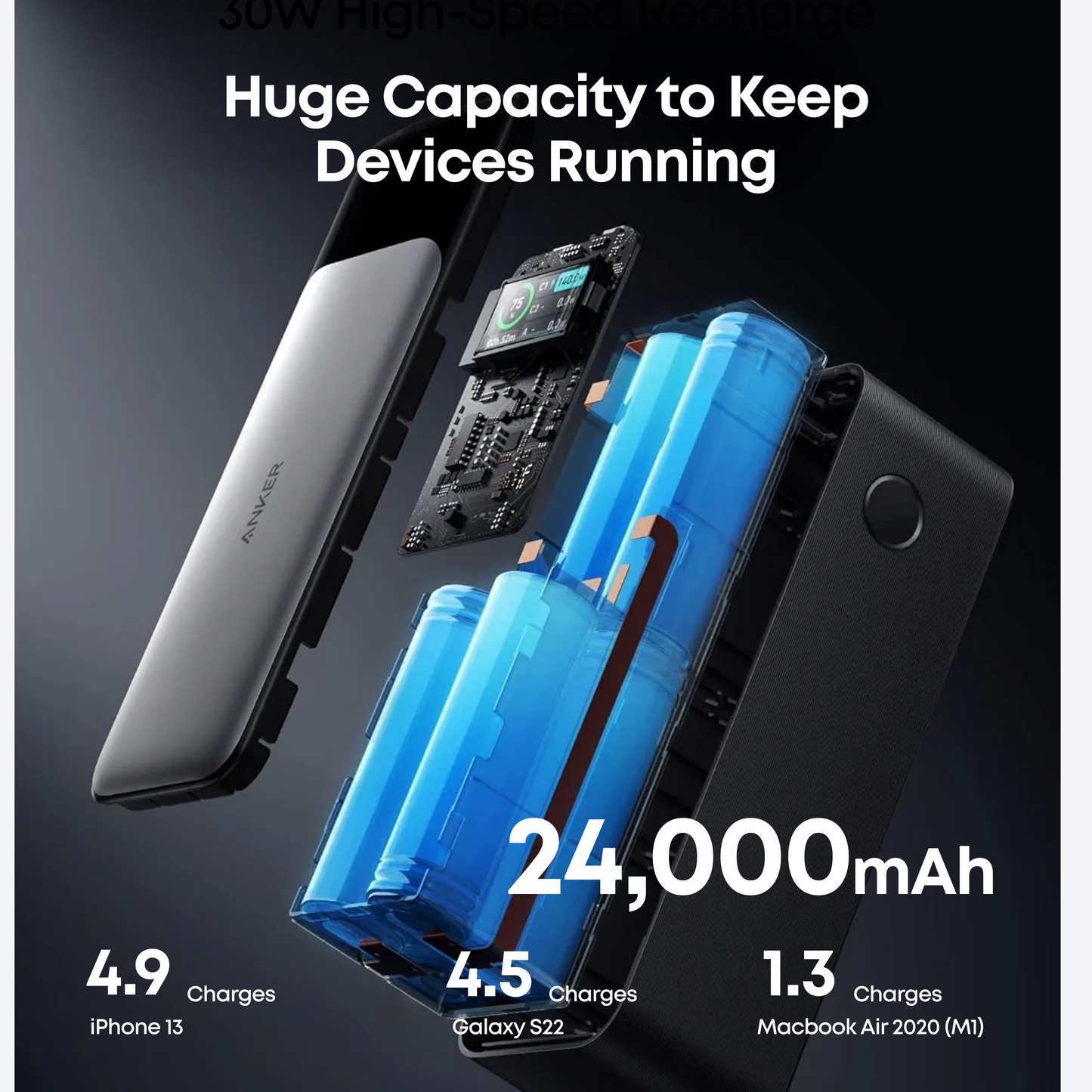 Anker 737 Power Bank (PowerCore 24K)