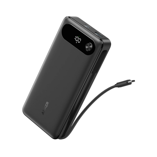 Anker Power Bank 20000mAh 87W Built-In USB-C Cable