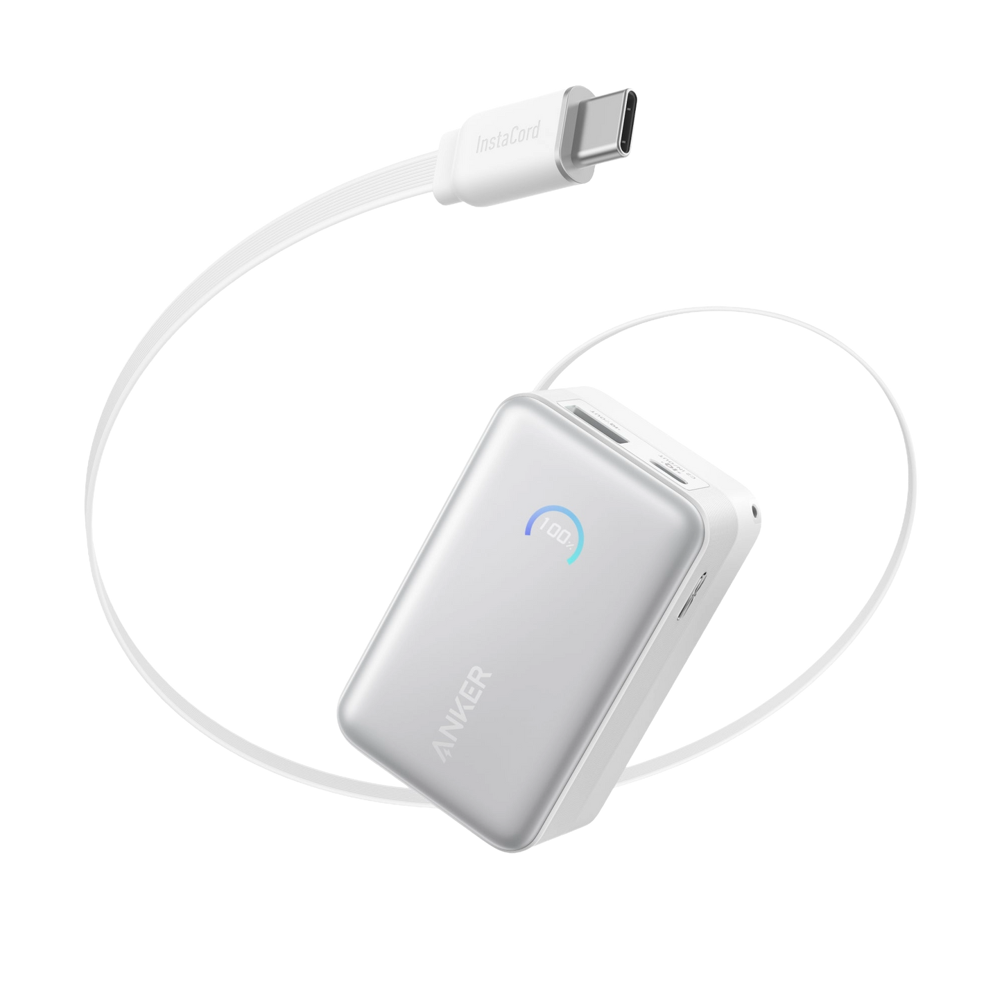 Anker Nano Power Bank 10000mAh 45W Built-In Retractable USB-C Cable