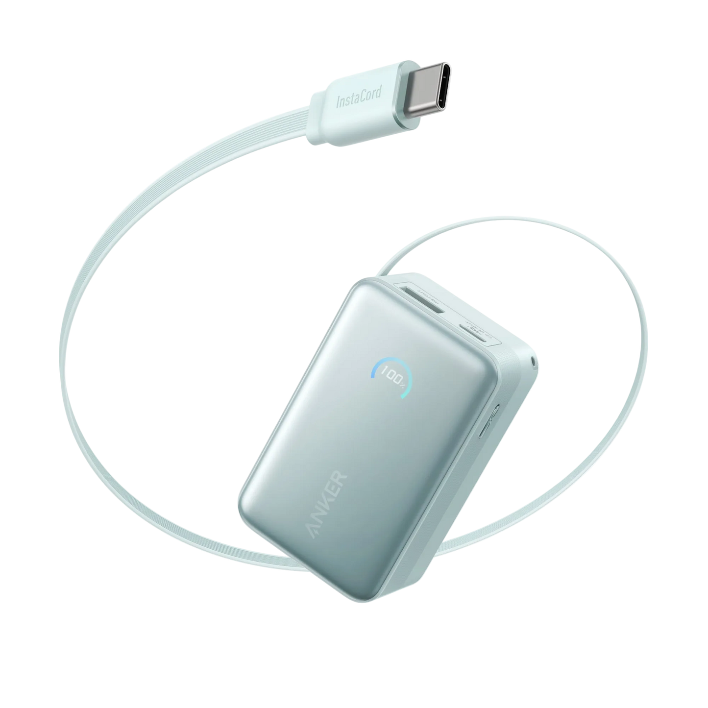 Anker Nano Power Bank 10000mAh 45W Built-In Retractable USB-C Cable