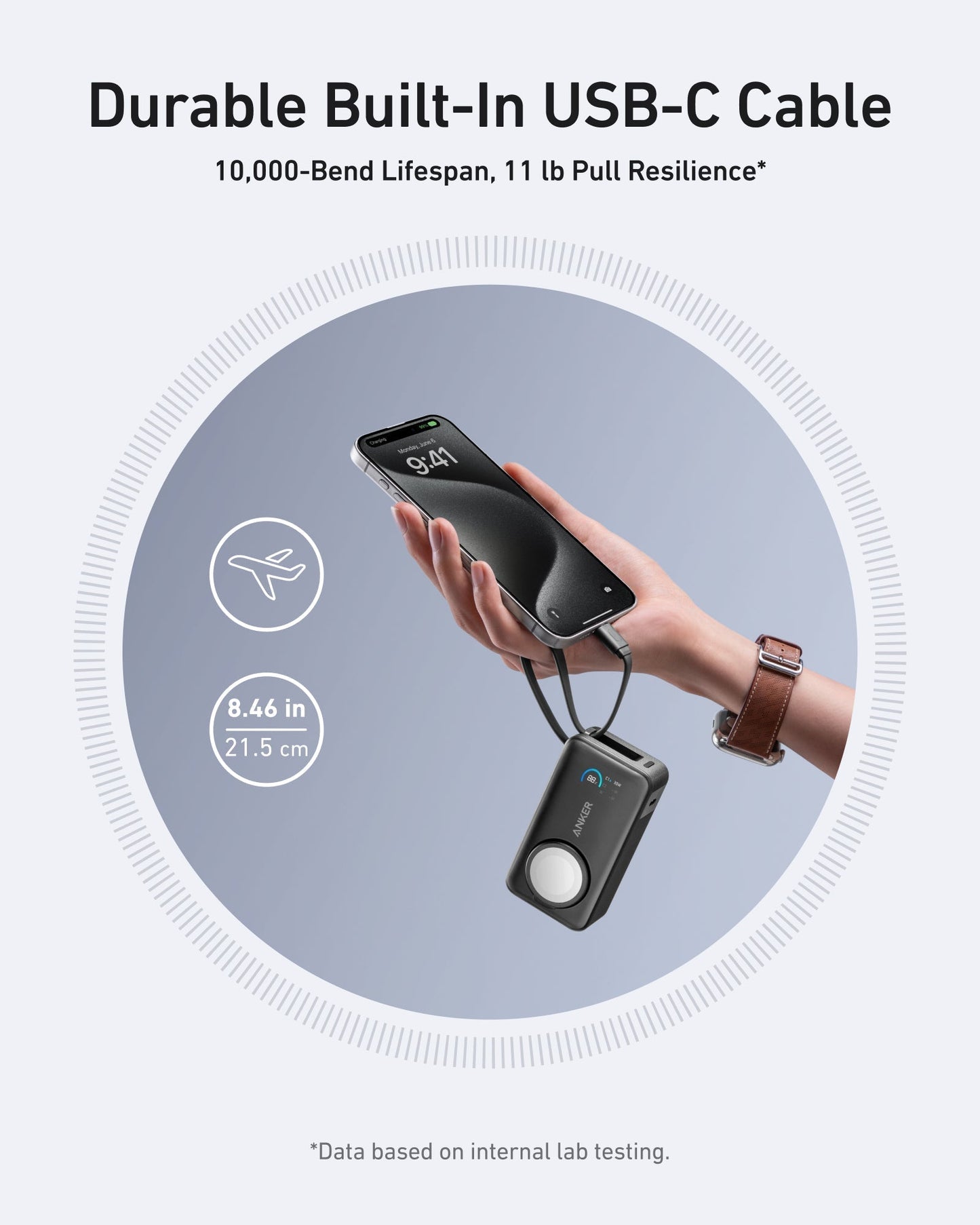 Anker MagGo Power Bank 10000mAh 35W For Apple Watch