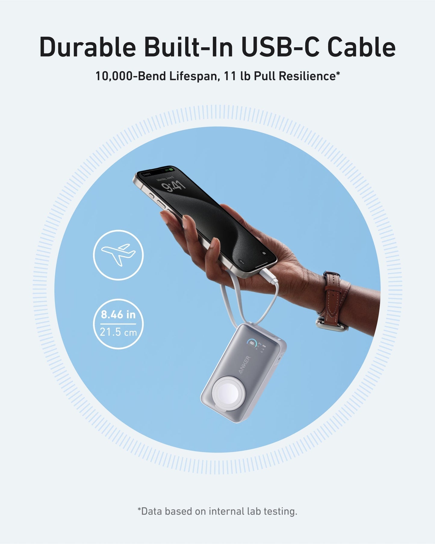 Anker MagGo Power Bank 10000mAh 35W For Apple Watch