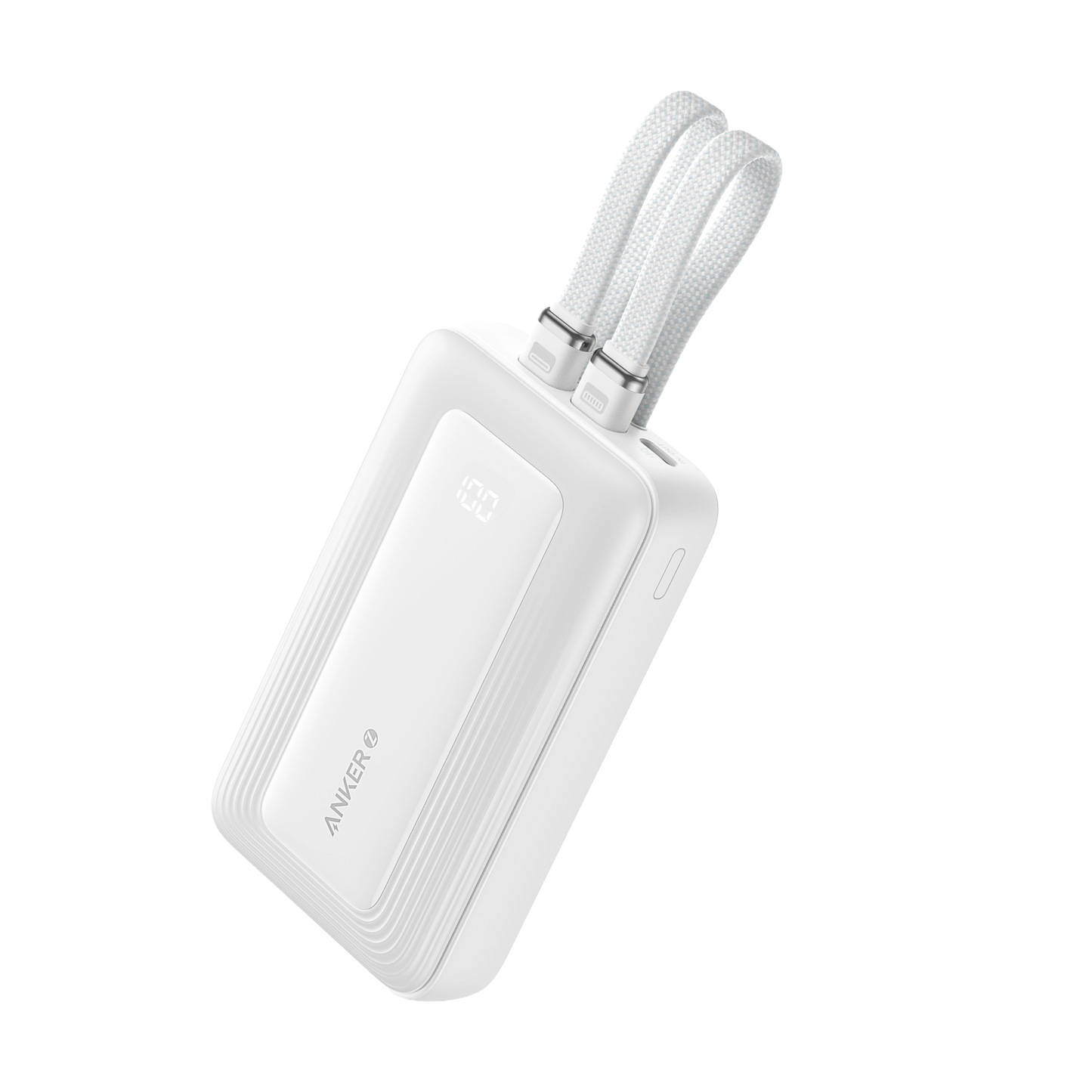 Anker Zolo Power Bank (10K, 35W, Built-In Dual USB-C Cables)