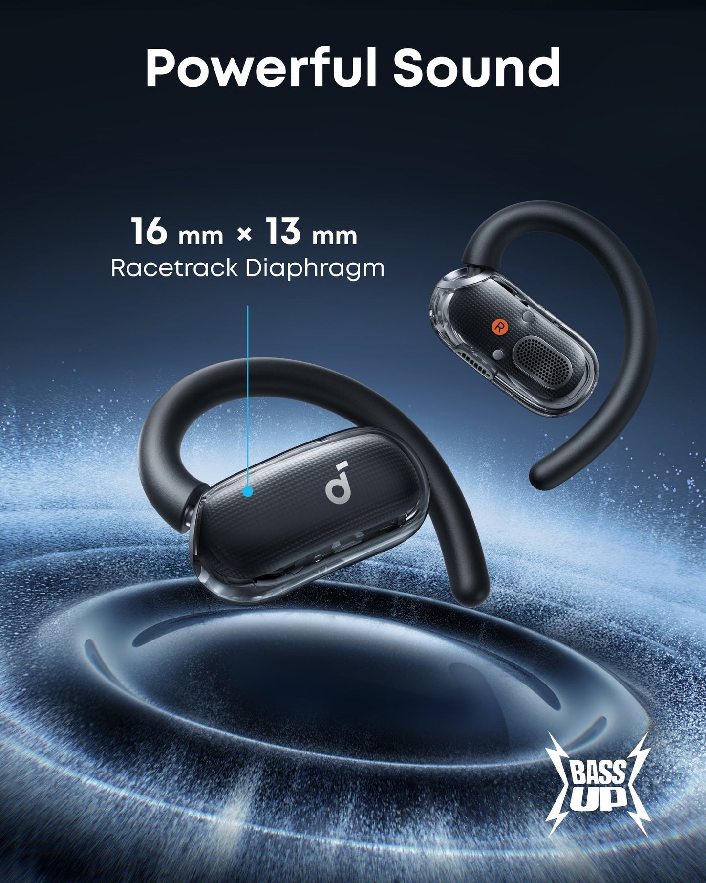 V40i Open ear headphones with AI calls Bluetooth 5.4