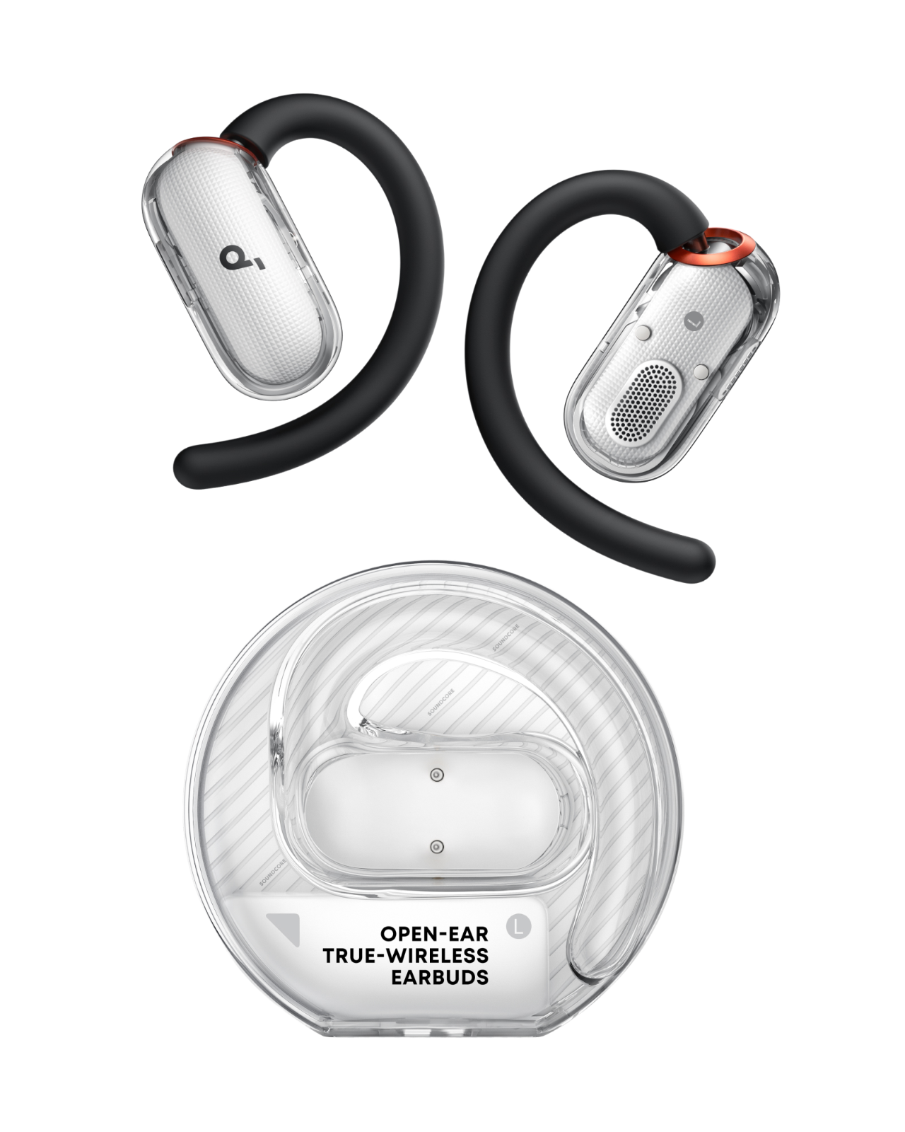 V40i Open ear headphones with AI calls Bluetooth 5.4