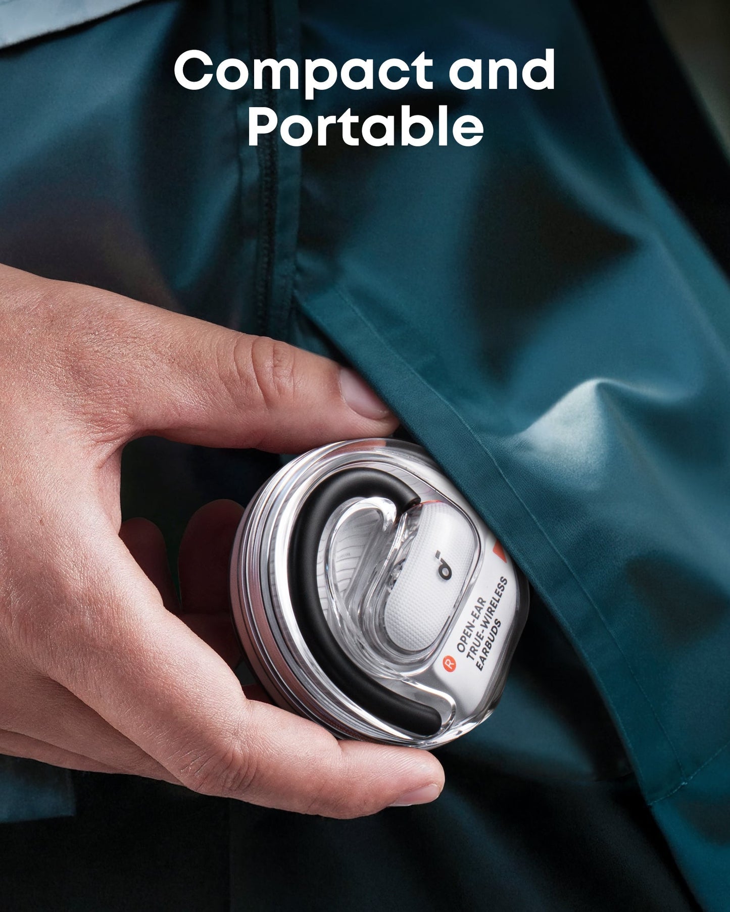 V40i Open ear headphones with AI calls Bluetooth 5.4