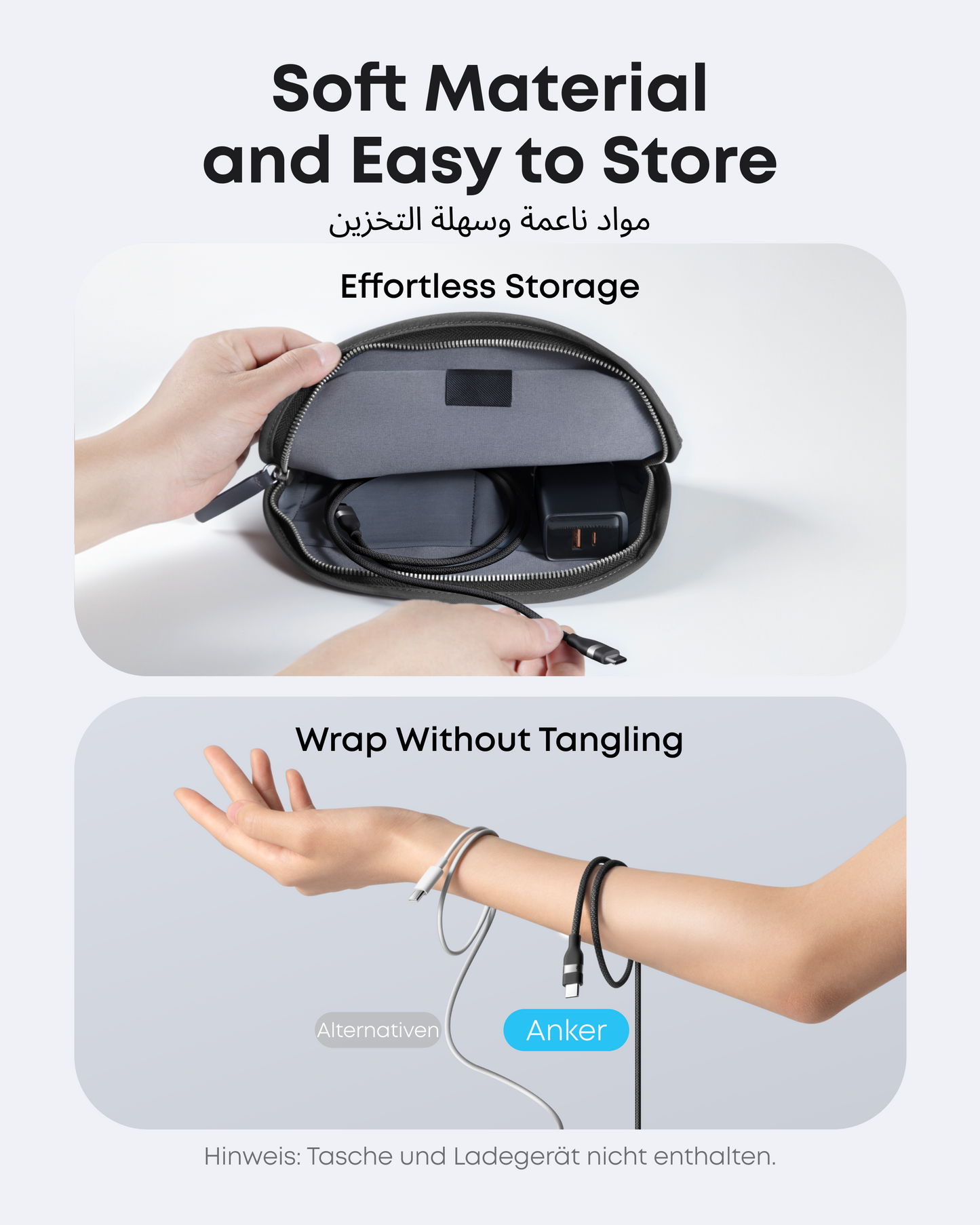 Anker USB-C to USB-C Cable 240W Upcycled-Braided