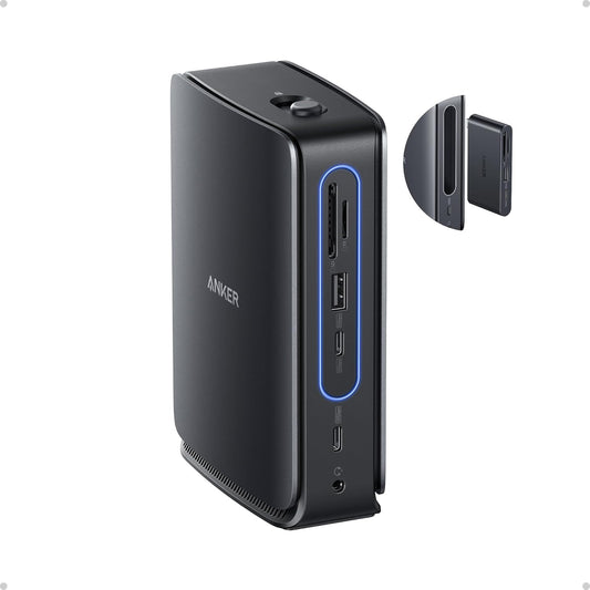 Anker Nano Docking Station (13-in-1, Triple Display, Built-In Removable Hub)