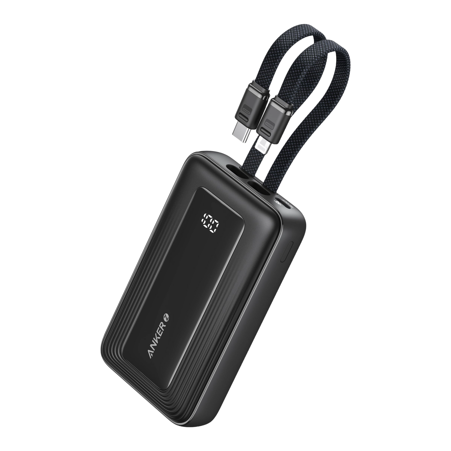 Anker Zolo Power Bank (20K, Built-In USB-C and Lightning Cable)