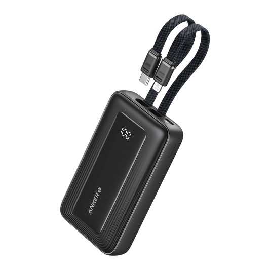 Anker Zolo Power Bank (20K, Built-In USB-C and Lightning Cable)