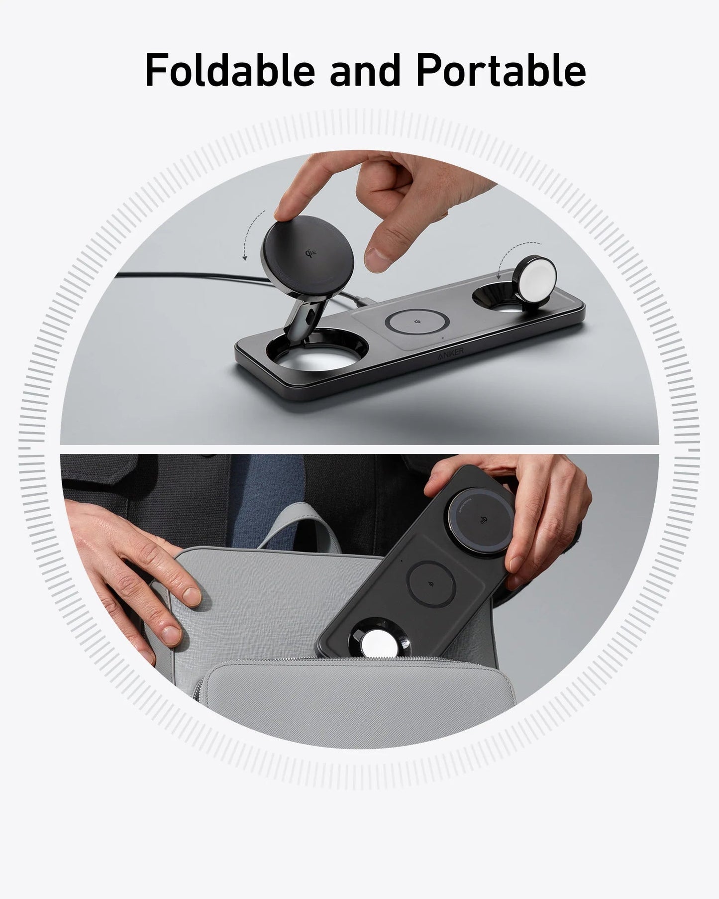 Anker MagGo Wireless Charging Station (3-in-1 Pad)