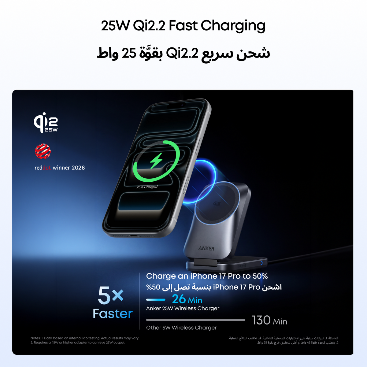 Anker Prime Wireless Charging Station (3-in-1, MagGo, AirCool, Foldable)