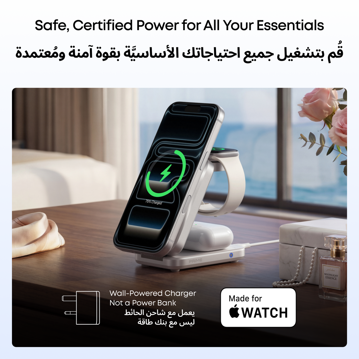 Anker Prime Wireless Charging Station (3-in-1, MagGo, AirCool, Foldable)