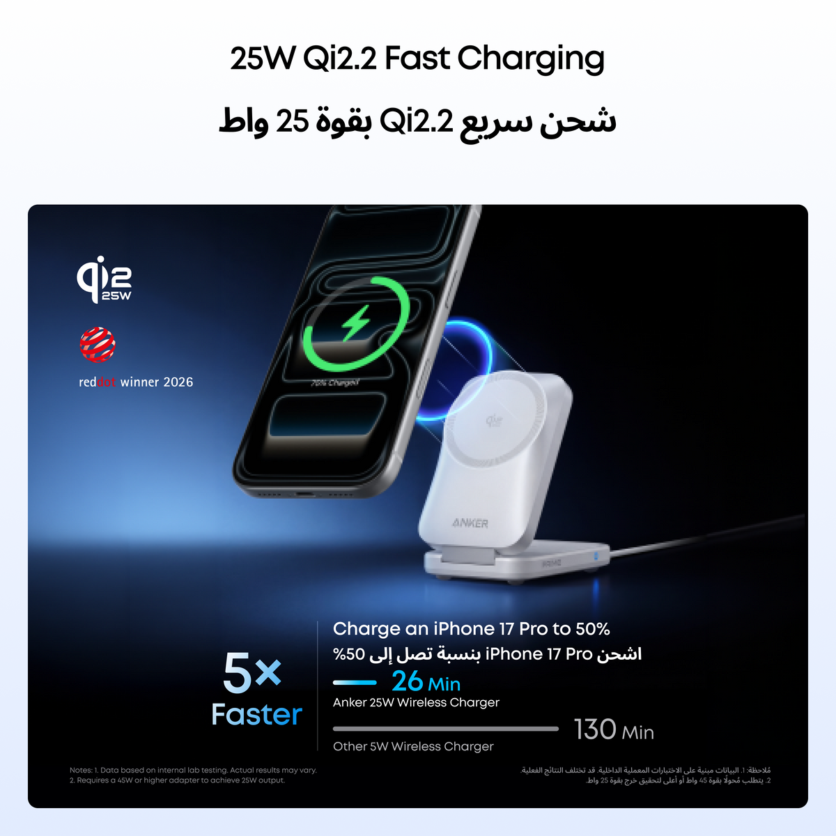 Anker Prime Wireless Charging Station (3-in-1, MagGo, AirCool, Foldable)