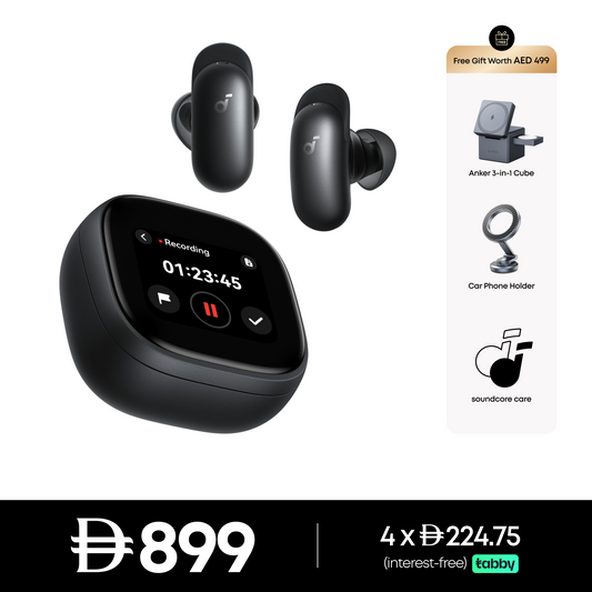 soundcore Liberty 5 Pro Max | Earbuds with AI Note-Taker Smart Case