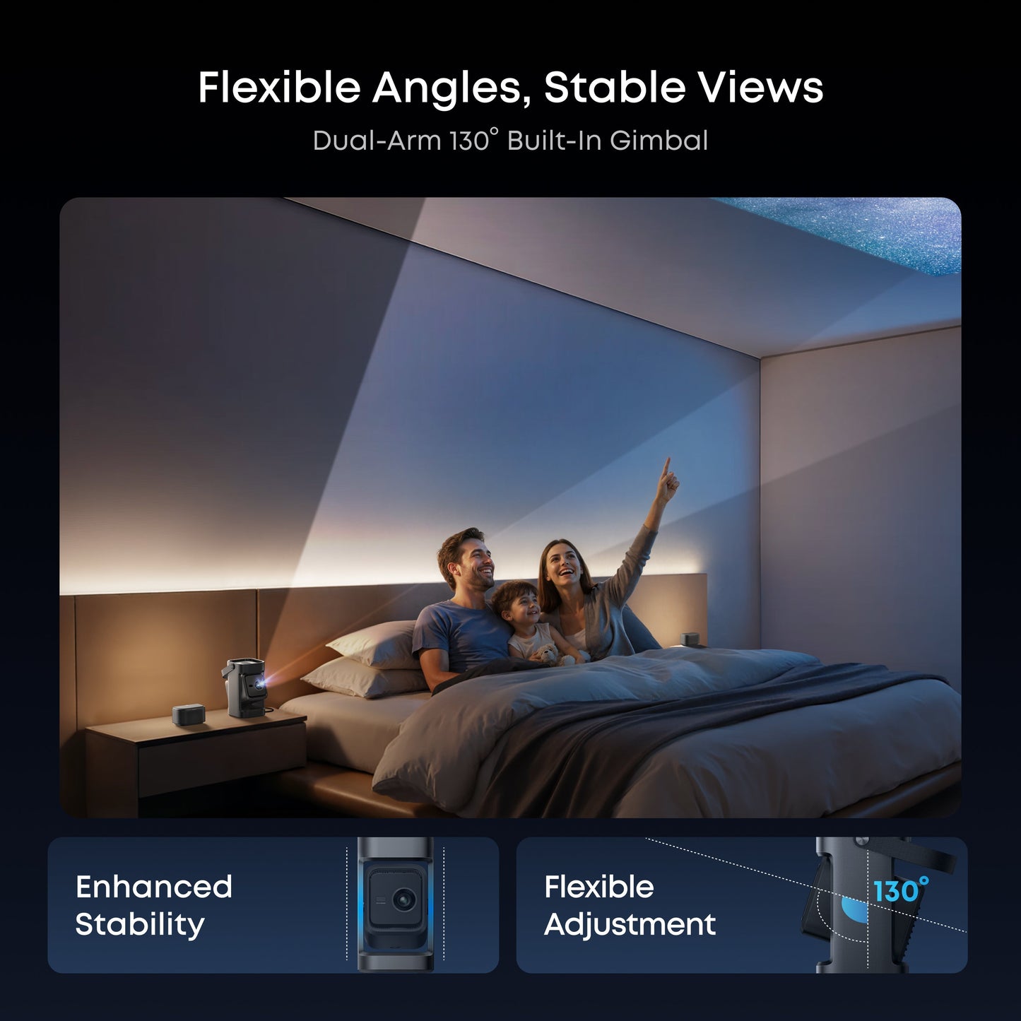 soundcore Nebula P1 World's First Portable Projector with Detachable Speakers