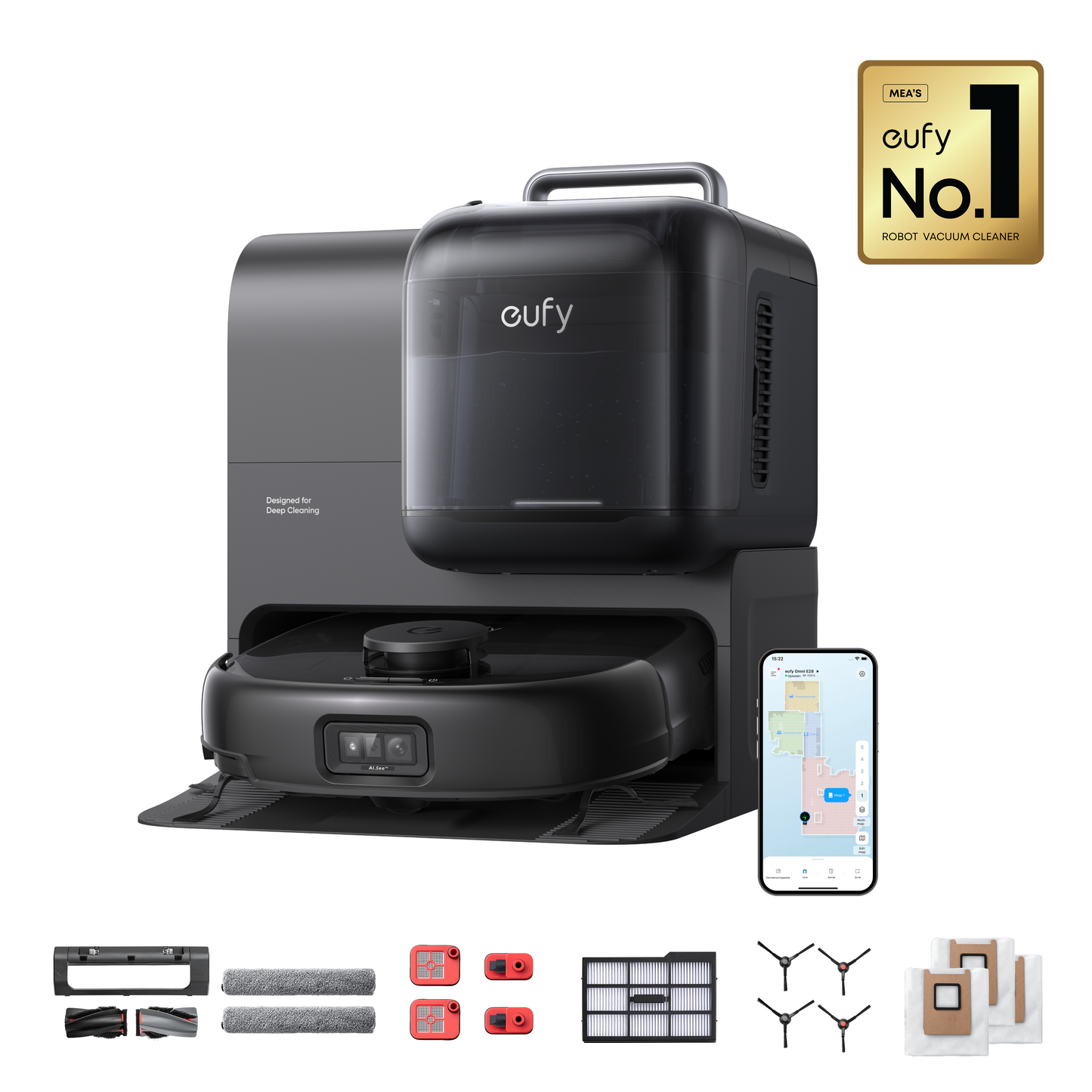 eufy Robot Vacuum Omni E28 + Accessories Kit