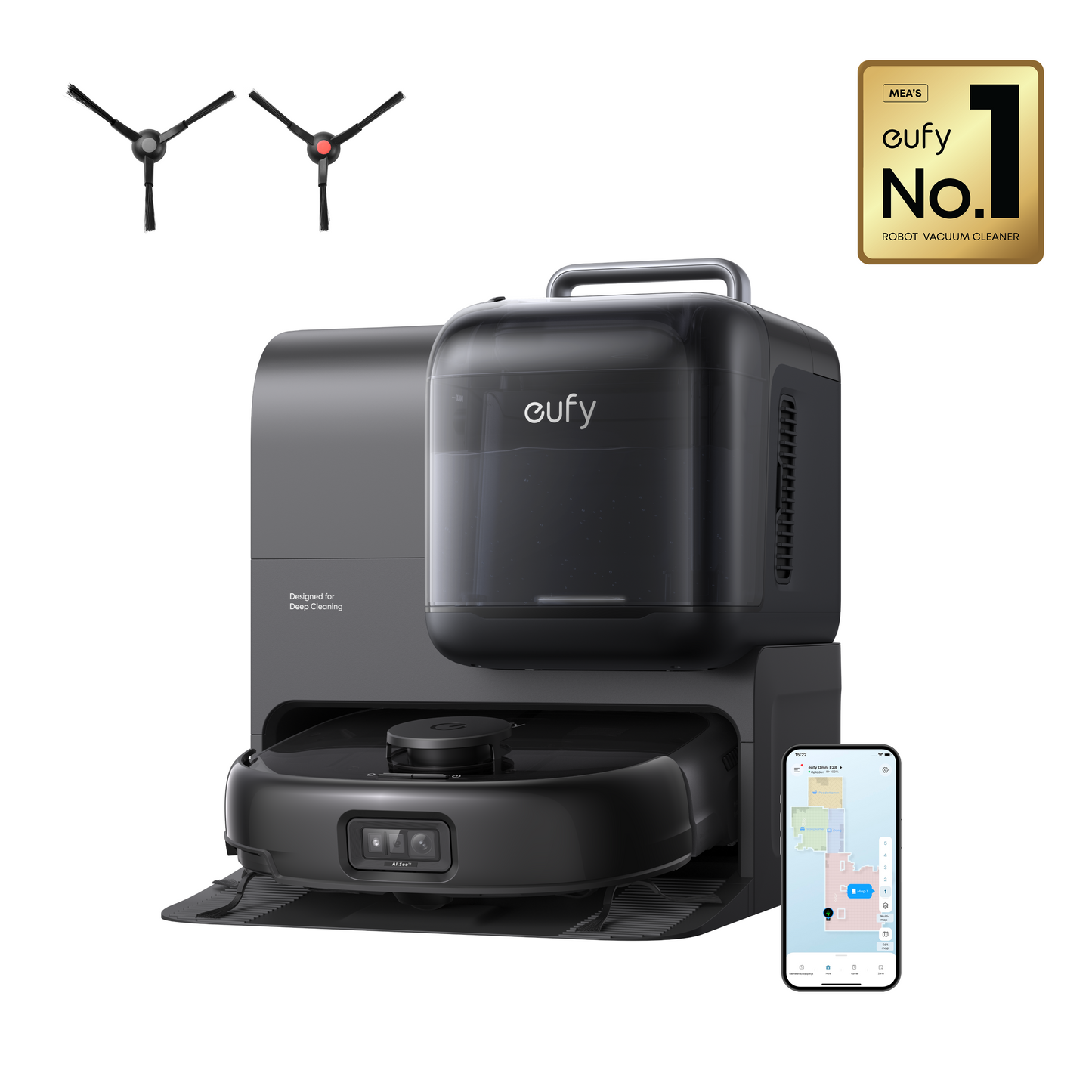 eufy Robot Vacuum Omni E28 + Side Brush