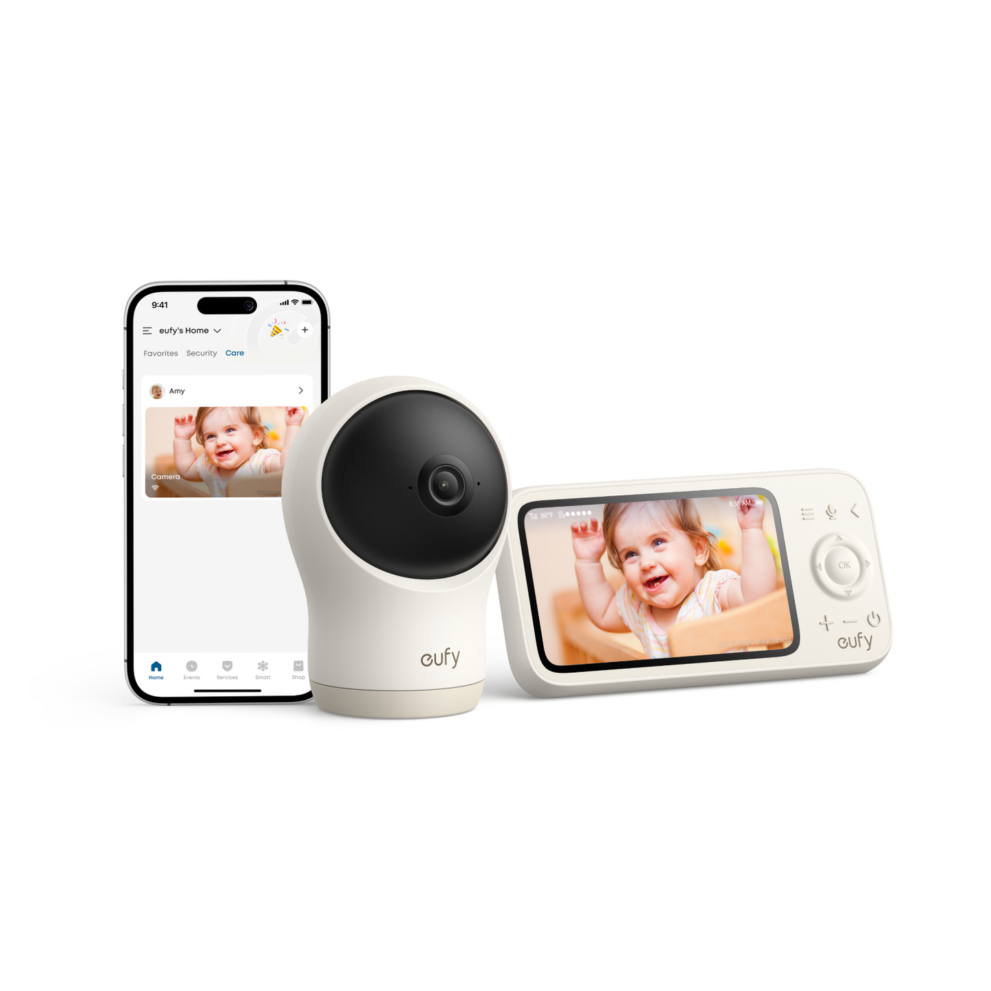 eufy Baby Monitor C10 + eufy Wearable Breast Pump E20