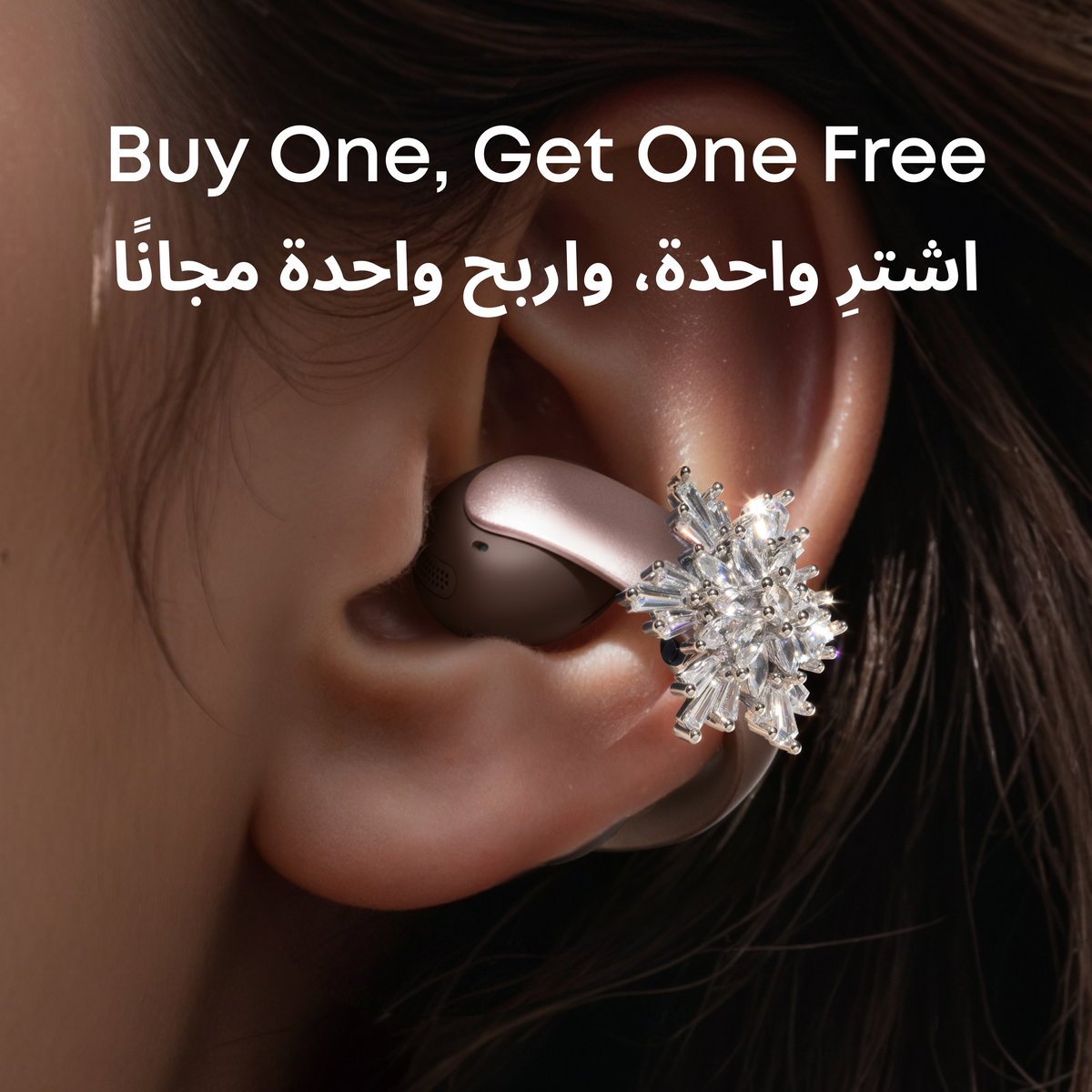 soundcore AeroClip Open Ear Headphone + Stylish Butterfly Accessory | Exclusive Design for soundcore AeroClip
