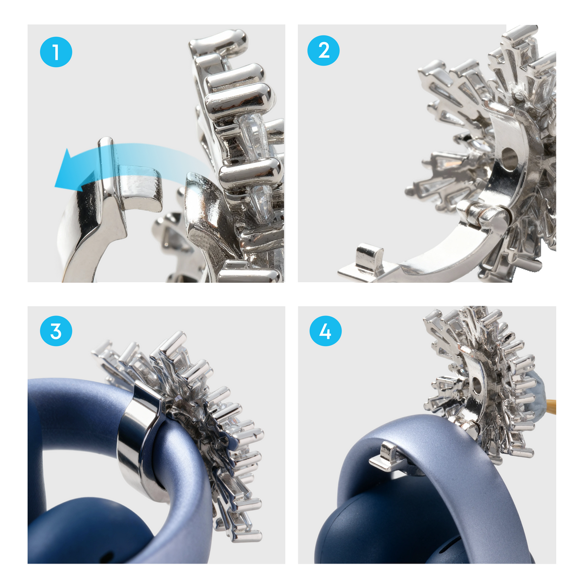 soundcore AeroClip Open Ear Headphone + Stylish Butterfly Accessory | Exclusive Design for soundcore AeroClip