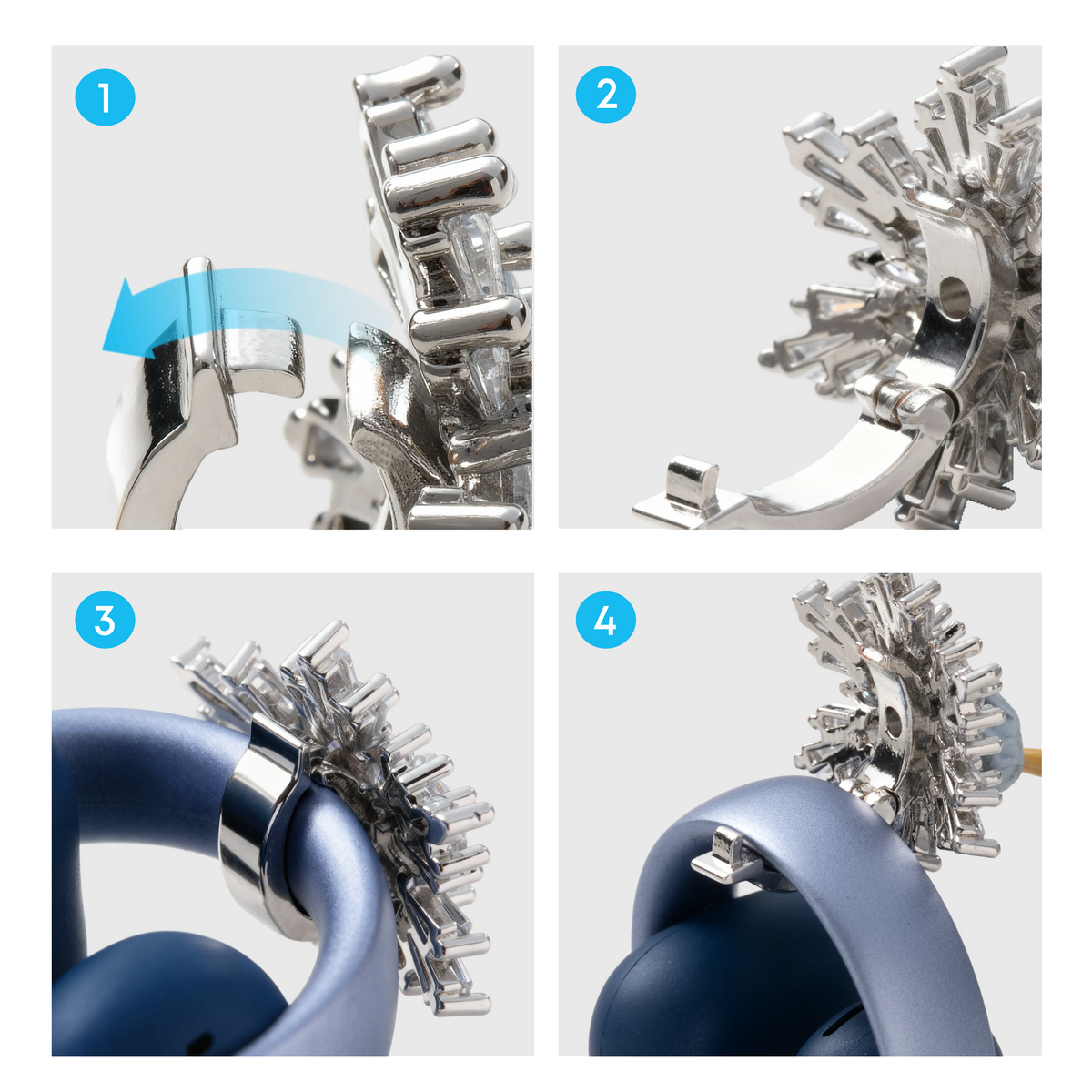 soundcore AeroClip Open Ear Headphone + Stylish Butterfly Accessory | Exclusive Design for soundcore AeroClip