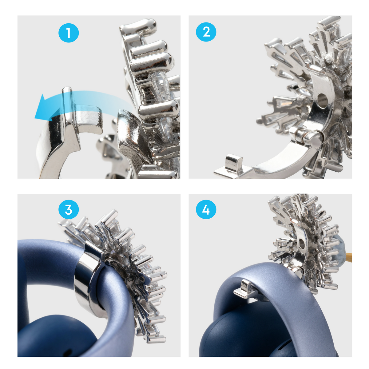 soundcore AeroClip Open Ear Headphone + Stylish Butterfly Accessory | Exclusive Design for soundcore AeroClip