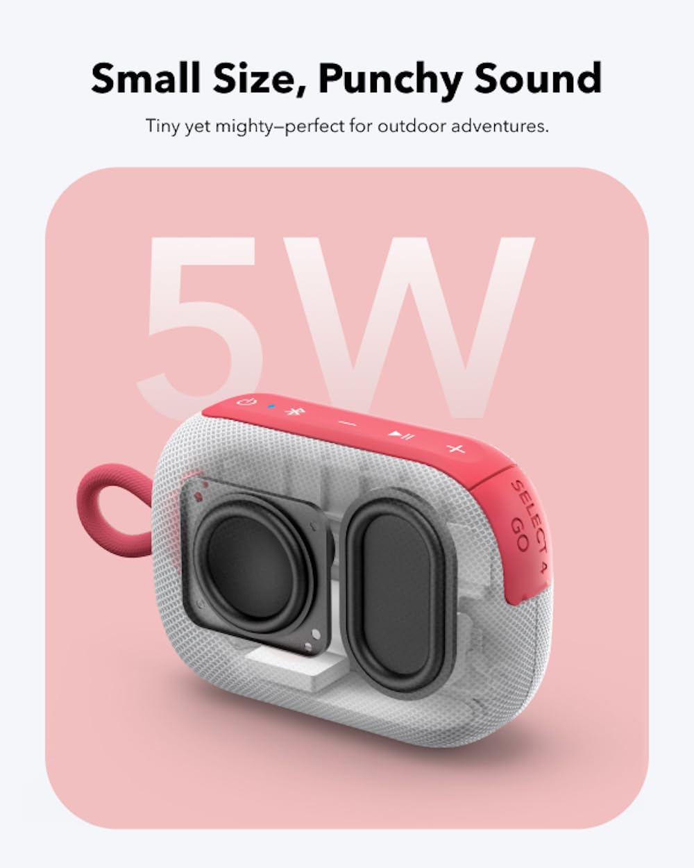 Select 4 Go Ultra Portable Bluetooth Speaker