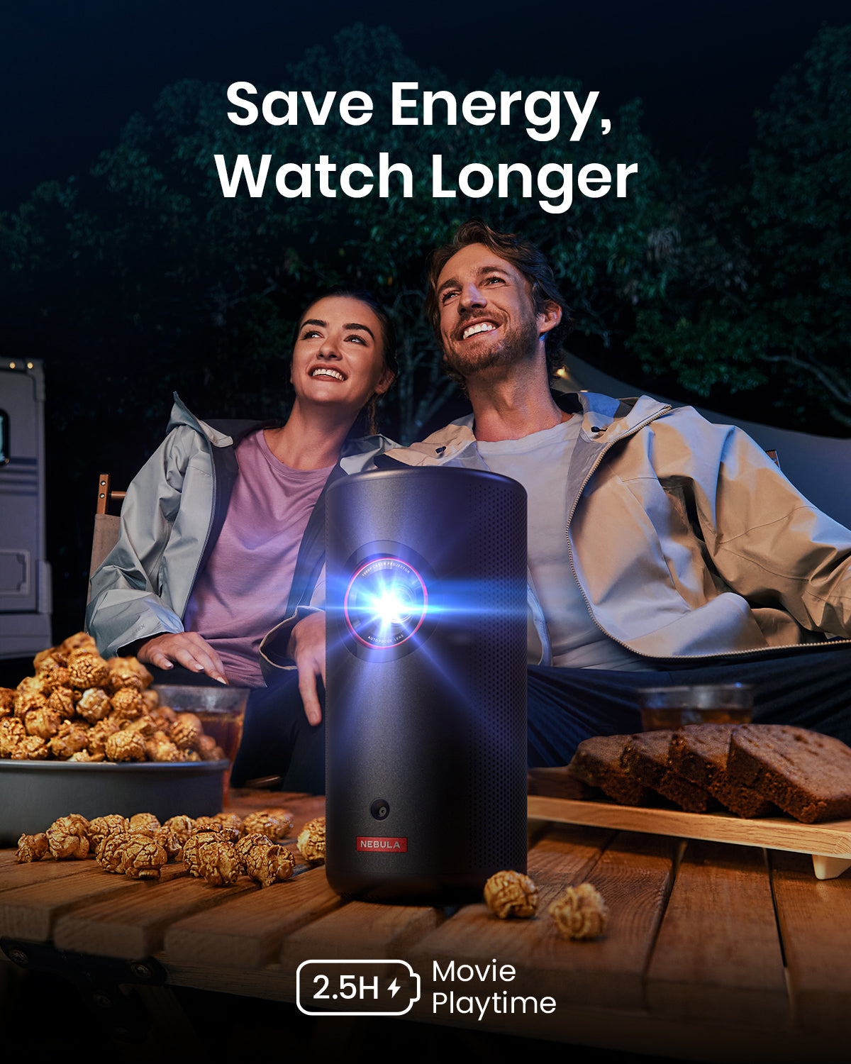 Capsule 3 Laser Laser-Powered Mini Projector